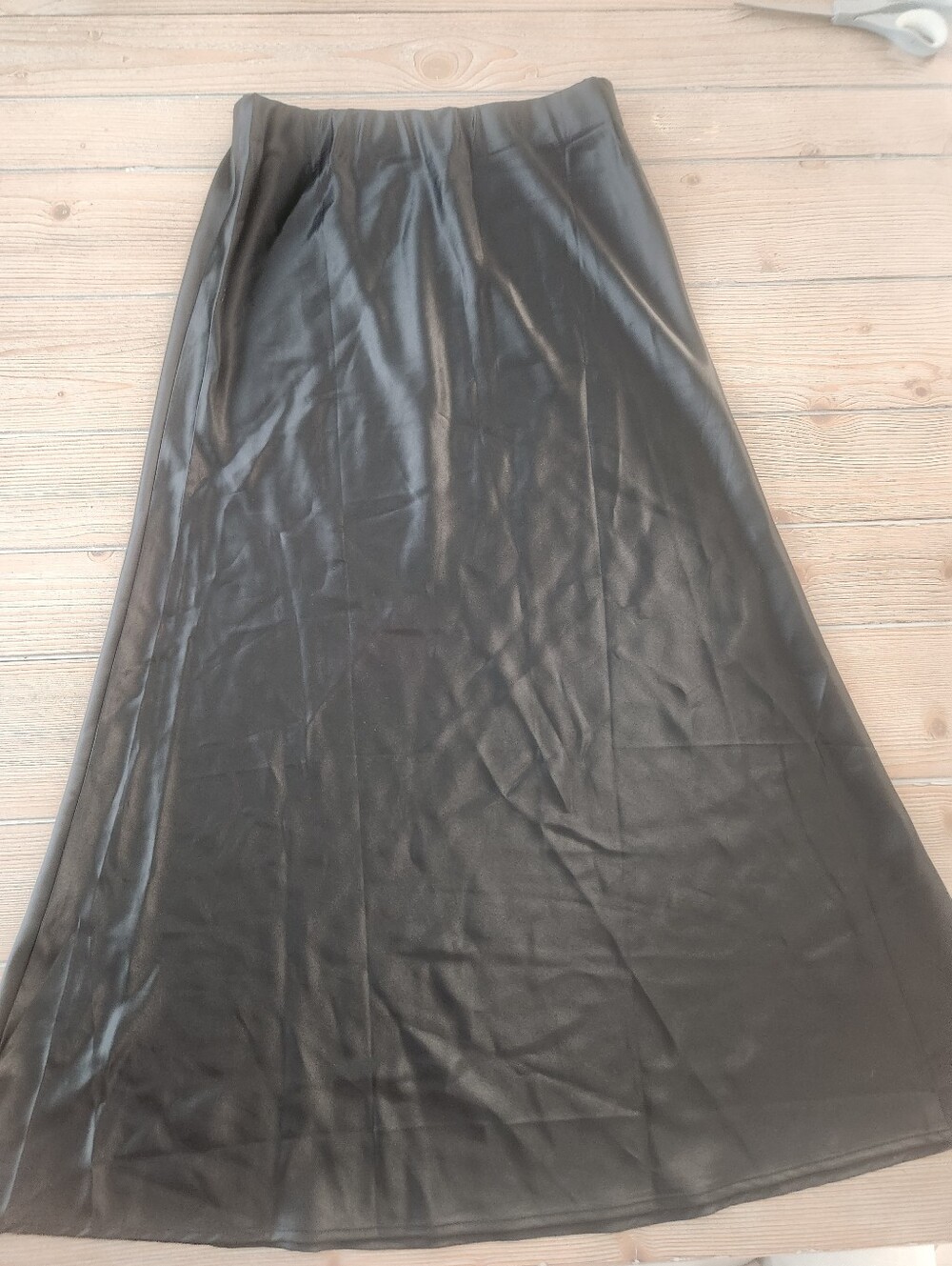Women’s Black A-Line Maxi Skirt